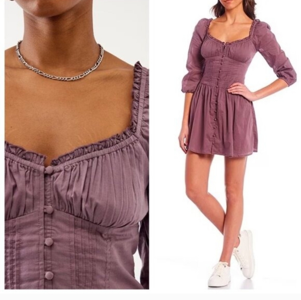 BDG Lydia Corset Fit And Flare Mini Dress Size Small - Picture 7 of 10